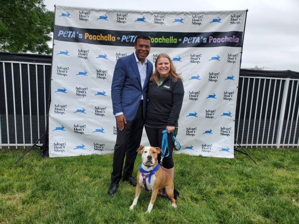 Norfolk Mayor Kenny Alexander and Chesapeake Councilwoman Amanda Newins